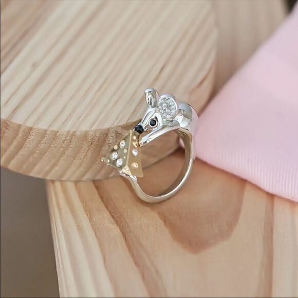 NWT Kate Spade mouse and cheese ring 7 K2 - Picture 1 of 7